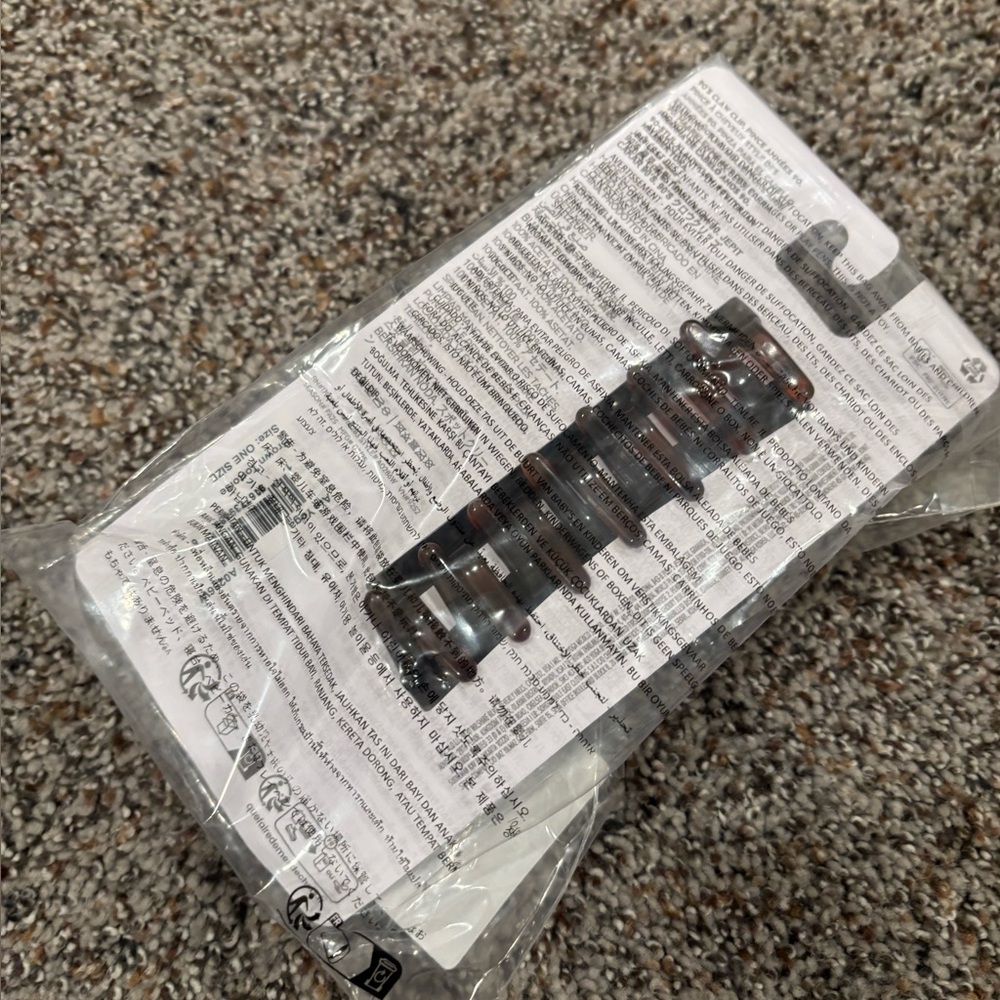 ALO YOGA 90s hair claw clip brown tortoise shell  NWT - Picture 2 of 7